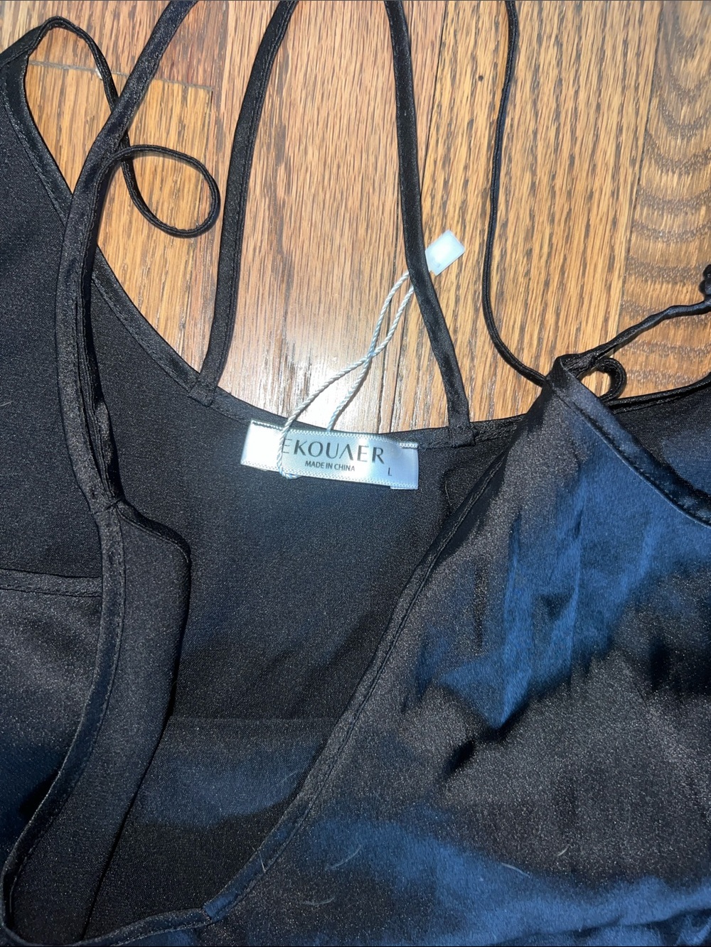Simple Black Cami - Picture 2 of 3